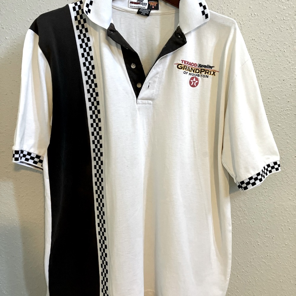 Grand Prix Golf Shirt - 1998 - Texaco Logo - used - Large